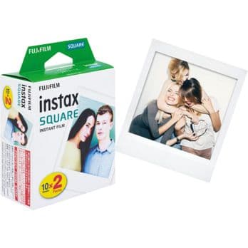 Foto: 1x2 Fujifilm Instax Square Film white frame