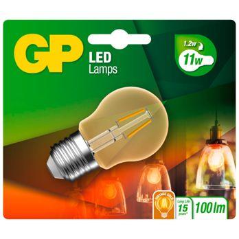 Foto: GP Lighting LED Mini Globus Gold E27 1,2W (25W)Filament GP 080596