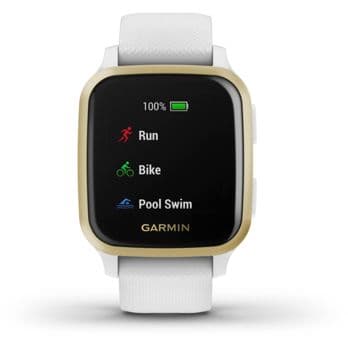 Foto: Garmin Venu Sq Weiß/Weißgold