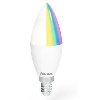 Foto: Hama WLAN-LED-Lampe E14 5,5W RGBW, dimmbar, Kerze      176599