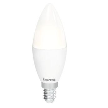Foto: Hama WLAN-LED-Lampe E14 5,5W weiß, dimmbar, Kerze      176602