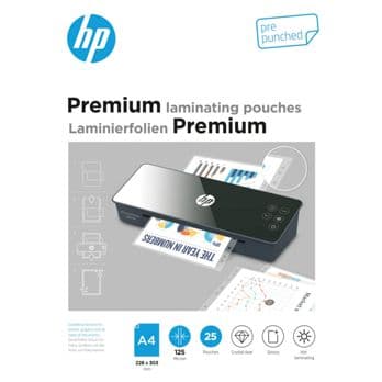 Foto: HP Premium Laminierfolien A4 mit Lochung, 125 Micron