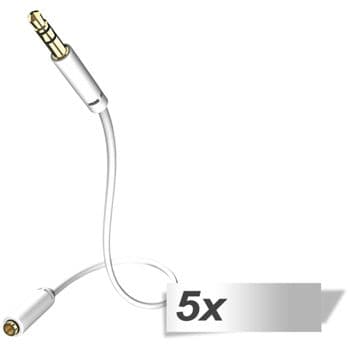 Foto: 5x in-akustik Star Audio Kabel Verlängerung 3,5 mm Klinke 1,5 m