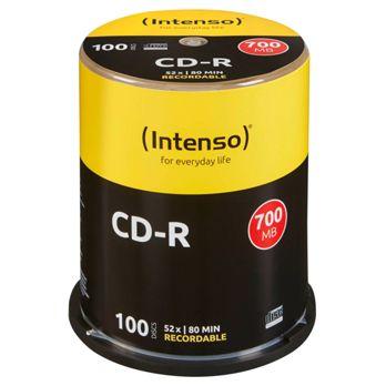 Foto: 1x100 Intenso CD-R 80 / 700MB 52x Speed, Cakebox