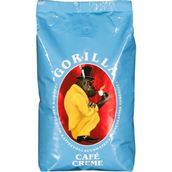 Foto: Joerges Gorilla Cafè Creme blau 1 Kg Bohnen