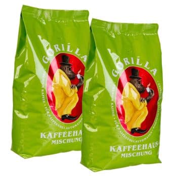 Foto: Joerges Gorilla Kaffeehaus 2 Kg Bohnen Set