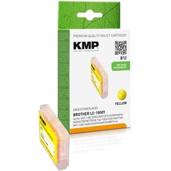 Foto: KMP B12 Tintenpatrone yellow kompatibel mit Brother LC-1000 Y