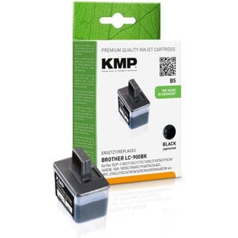 Foto: KMP B5 Tintenpatrone schwarz kompatibel mit Brother LC-900 BK