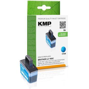 Foto: KMP B6 Tintenpatrone cyan kompatibel mit Brother LC-900 C