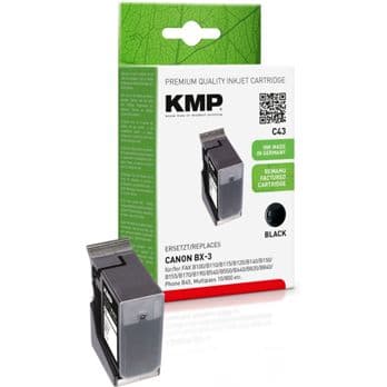 Foto: KMP C43 Tintenpatrone schwarz kompatibel mit Canon BX2/BX3