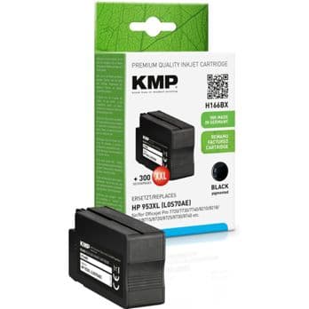 Foto: KMP H166BX Tintenpatrone schwarz kompatibel mit HP L0S70AE