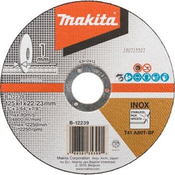 Foto: Makita B-12239-10 Trennscheibe 125x1mm INOX (10)