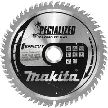 Foto: Makita B-69864 EFFICUT Sägeb.165x20x60Z