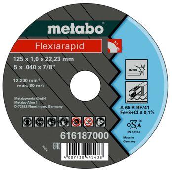 Foto: Metabo Flexiarapid 125x1,0x22,2 Inox