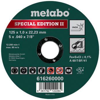 Foto: Metabo Special Edition II 125x 1,0x22,23 mm Inox