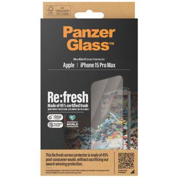 Foto: PanzerGlass Screen Protector Recyc. Glass clear iP 15 Pro Max
