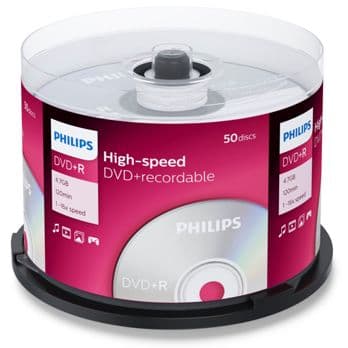 Foto: 1x50 Philips DVD+R 4,7GB 16x SP