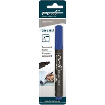 Foto: Pica Permanentmarker 1-4mm, Rund spitze, blau / SB