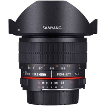 Foto: Samyang MF 3,5/8 Fish-Eye II APS-C Nikon AE