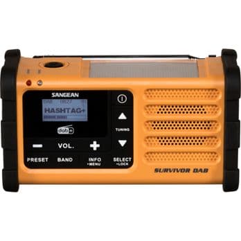 Foto: Sangean MMR-88 DAB+ gelb Notfall/Kurbel/Solar Radio