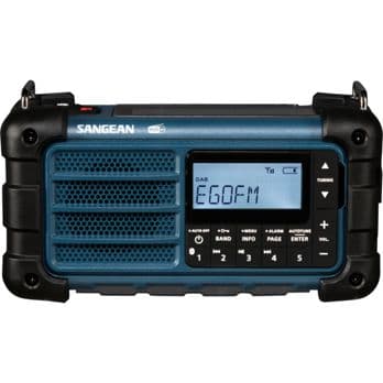 Foto: Sangean MMR-99 DAB blau Notfall/Kurbel/Solar Radio