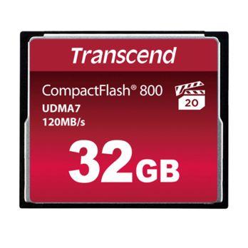 Foto: Transcend Compact Flash     32GB 800x