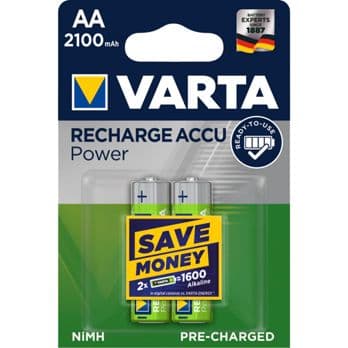 Foto: 100x2 Varta Rechargeable Accu NiMh 2100 mAh Mignon VPE Masterk