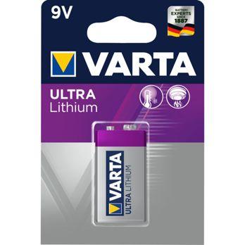 Foto: 10x1 Varta Ultra Lithium 9V-Block 6 LR 61 VPE Innenkarton
