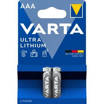 Foto: 1x2 Varta Ultra Lithium Micro AAA LR 03