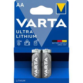 Foto: 1x2 Varta Ultra Lithium Mignon AA LR 6