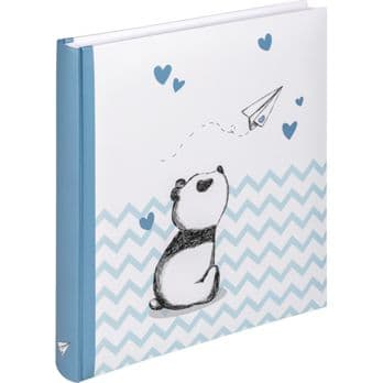 Foto: Walther Baby Little Panda blau 28x30,5 50 weiße Seiten   UK281L